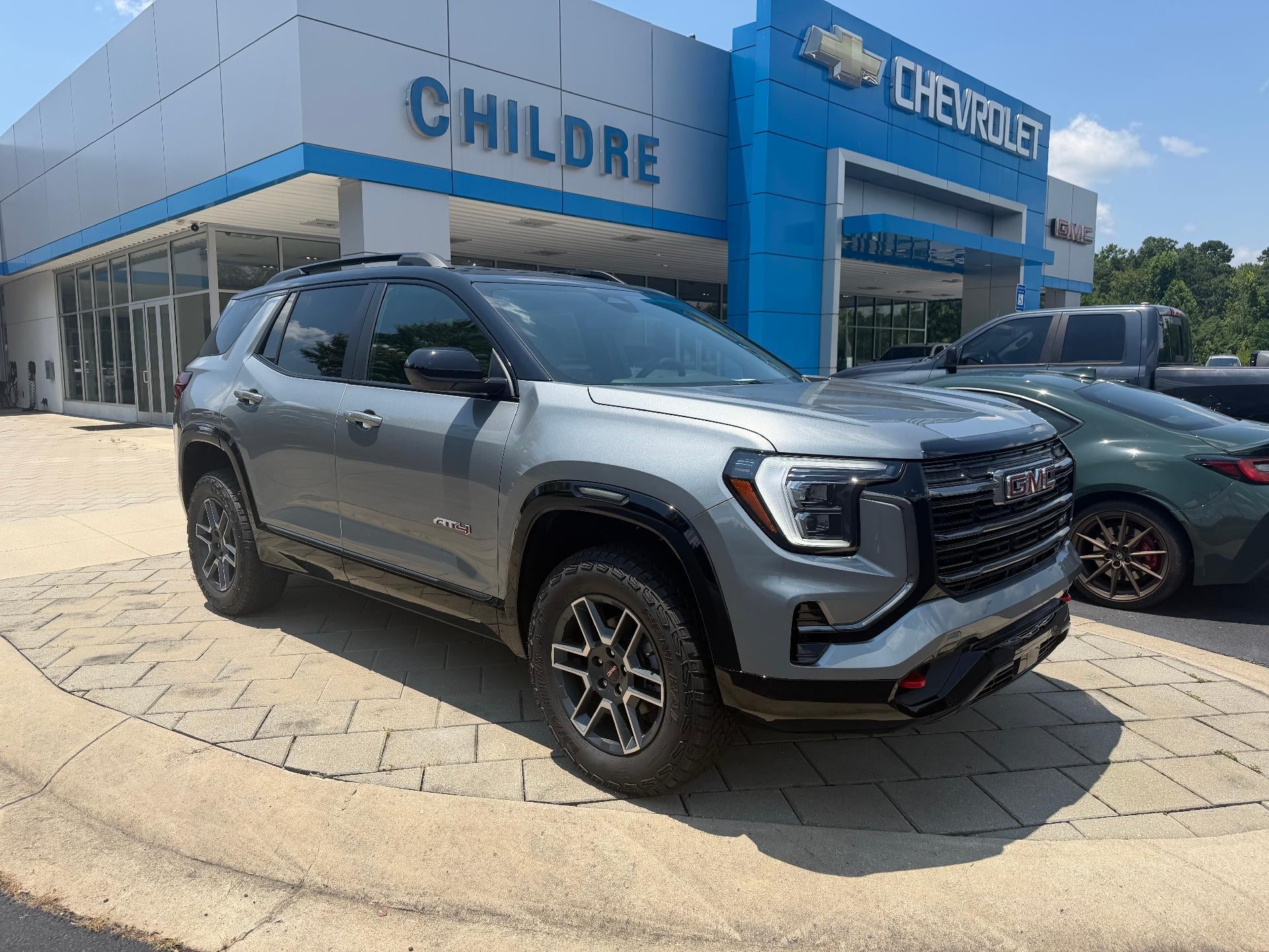 2026 GMC Terrain AT4 in Sterling Metallic — front three-quarter view